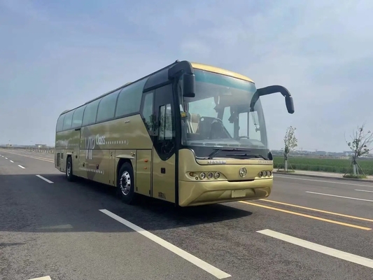 Gebruikte Commerciële Bus 39 van de de Motor336hp Gouden Kleur van Zetelsweichai Midden de Passagiersdeur 12 meet Beifang-Bus BFC6120
