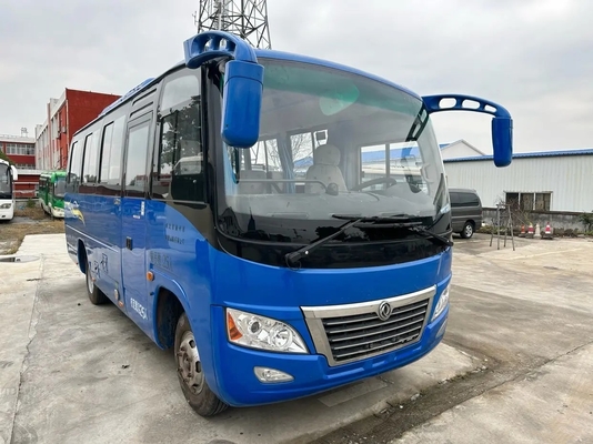 De gebruikte Kleine Busblauw kleuren van de Aandrijvingsdongfeng van 25 de Motor130hp de Glijdende Vensters van Zetelsyuchai Linkerbus DFA6660