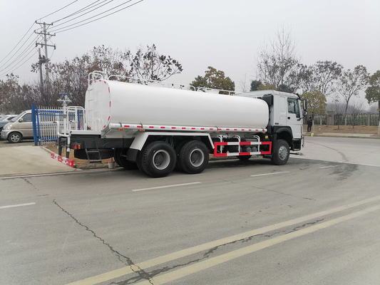 Gebruikte Tri-Axle Trucks Howo Water Tankwagen 20m³ 6×4 Drive Mode