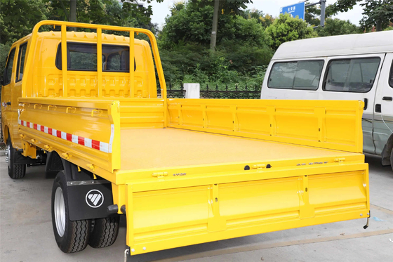 Gebruikte kleine vrachtwagens Dubbelcabine 2 ton laden 2018 Model Foton M2 vrachtwagen