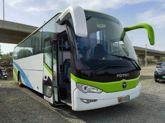 Nieuwe energievoertuigen N Gebruikte Foton elektrische autocar Bus 51 zitplaatsen airconditioner