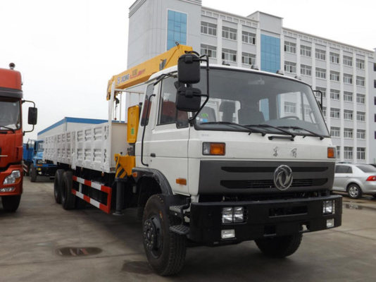 Gebruikte vrachtwagen kraan Dongfeng 6*4 Rijmodus Maximaal laadvermogen van de kraan 10 ton Euro 3