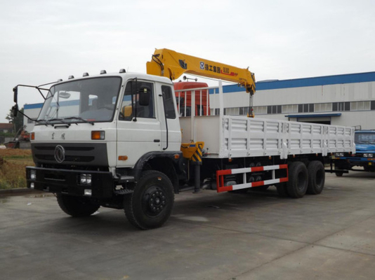Gebruikte vrachtwagen kraan Dongfeng 6*4 Rijmodus Maximaal laadvermogen van de kraan 10 ton Euro 3