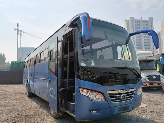 ZK6102D Vooraf bezet Yutong Bussen Schuifvenster 43 zitplaatsen Grote bagageruimte