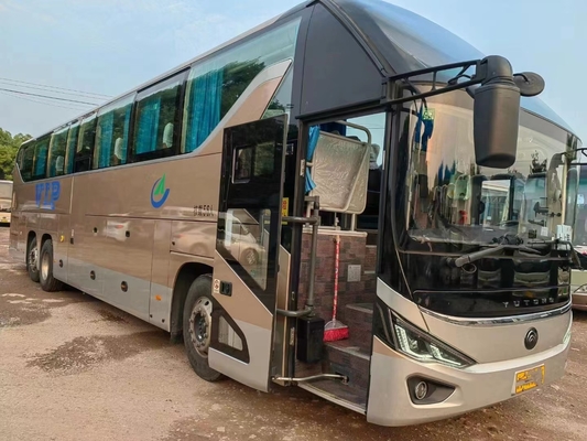 2020 jaar Gebruikte Diesel Bus 56 zitplaatsen Double Door VIP Coach Bus Yutong ZK6137