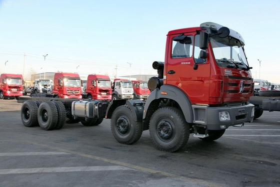 Beiben Truck Gebruikte vrachtwagens 8*4 Rijmodus 240 pk Weichai motor Zwaar werk
