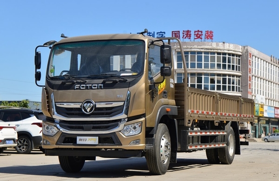 Middelgoederen Foton vrachtwagen Een-en-halve cabine 6,8 meter Dieselmotor