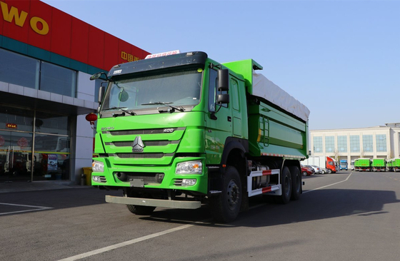 Sino Truck Moteur 400 Weichai Motor 6×4 Howo Dumper Truck Leaf Spring 10 Wielen Wegtransport