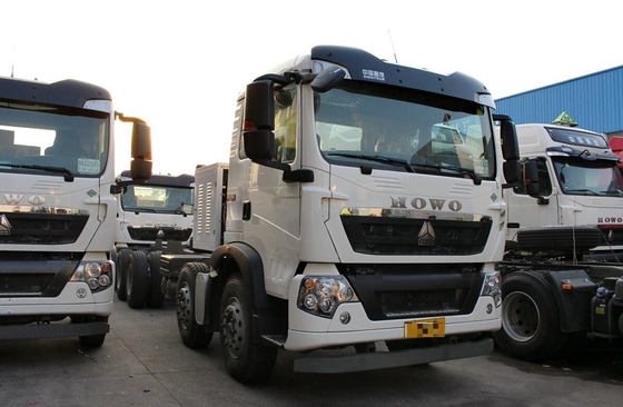 Sino Tipper Truck Howo Dumper Chassis 8×4 Single Cab 2 zitplaatsen LNG 290hp 9,2 meter lang