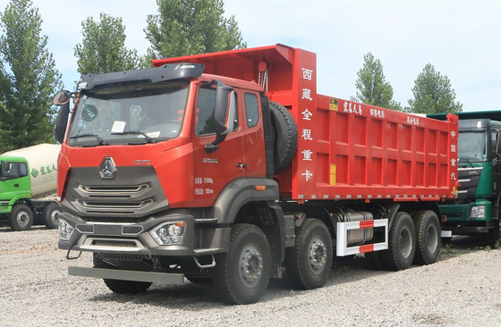 Sino Truck 60t Dumper Power Diesel Motor 440hp Hohan Tipper 8×4 Mijnbouw Transport