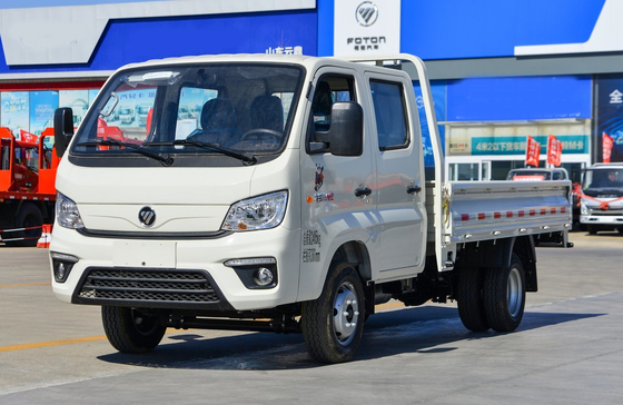 Gebruikte mini vrachtwagen benzinemotor 122 pk wit kleur linkse stuur 3 ton lading LHD