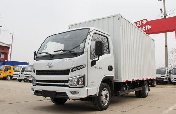 Van Cargo Truck SAIC Mini Truck 13.5m3 Box Single Cab Leaf Spring Diesel Motor Voor Afrika