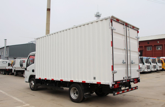 Van Cargo Truck SAIC Mini Truck 13.5m3 Box Single Cab Leaf Spring Diesel Motor Voor Afrika