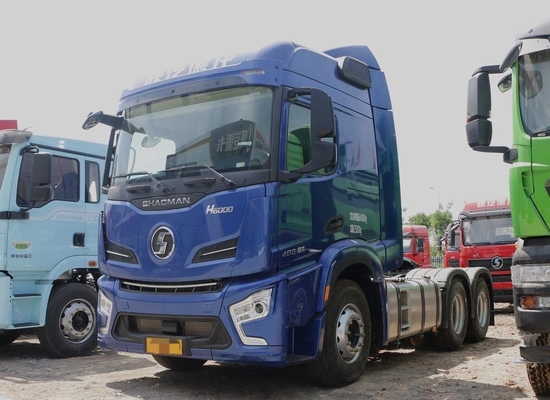 Tractoren Trucks Blauw Kleur Hoog dak Kabine 480 pk Shacman H6000 Prime Mover Fast Gearbox