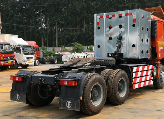 Tractor Truck Head Shacman Gas Transport Horse 6*4 Met 3 Assen Weichai 350hp LNG Manual