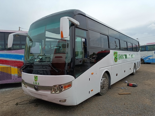 ZK6127 Yutong gebruikte passagiersbus / 66 zitplaatsen gebruikte luxebussen merk Yutong