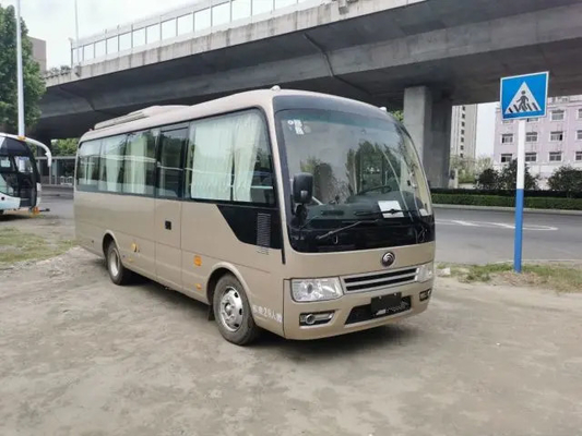 ZK6729 Yutong Gebruikte Passagiersbus / 29 zitplaatsen Airconditioned Minibus Euro 4
