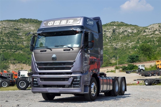 HOWO TH7 Truck 610HP 6*4 AMT Automatische gevaarlijke goederen Tractor Truck High roof deflector