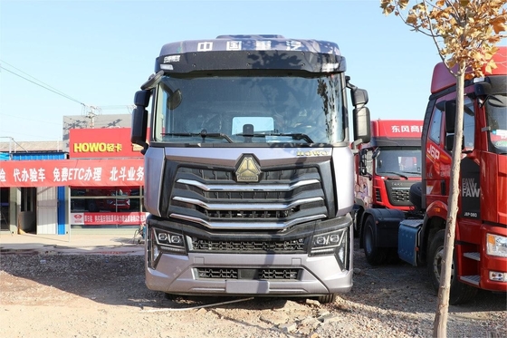 HOWO Zware vrachtwagen Tractor Hoog dak deflector 6X4 Diesel 16 versnellingen 480 pk Nationaal VI