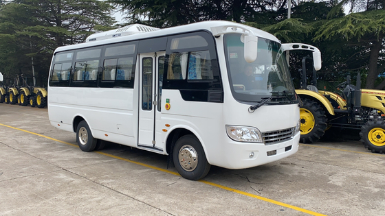 Coaster Mini Bus Yuchai Motor Mudan MD6668 25 zitplaatsen 2+2 zitplaatsen Layout Nieuwe airconditioner
