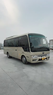 Mid-Size ZK6792D51 Gebruikte bus 25 zitplaatsen 6-versnellingsbak uitgebreid Zonk achterbagage