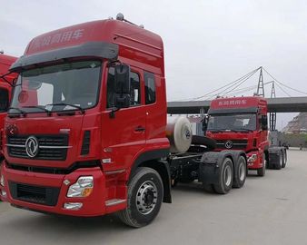 Dongfeng Gebruikte Vrachtwagenaanhangwagens, Gebruikte Tractoreenheden 7560×2500×3030mm 6×4-Aandrijvingswijze