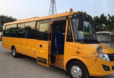 DONGFENG oude Gele Schoolbus, het Grote Gebruikte Model van de Busbus LHD met 56 Zetels