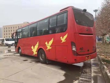 De nieuwe van de het Merk Rode Gebruikte Passagier van Aankomstyutong van het de Bus 2013 Jaar Handtransmissie