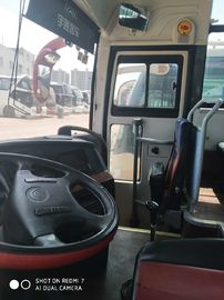 De rode Diesel LHD Gebruikte Bussen van Yutong 68 Zetels met Handtransmissie