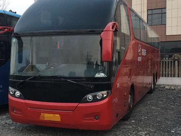 55 Seat Hogere Rode Gebruikte Reis Diesel van de Passagiersbus KLQ6147 Linkerleidings 2013 Jaar