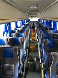 Sterke Motor Grote Gebruikte Commerciële Bus 71 Zetels Diesel Achter Dubbele Assen met AC Twee Vloer