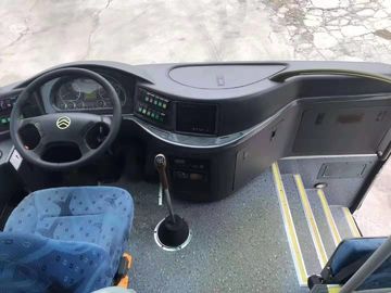 33 van de Motorbussen van de zetels 2014 Jaar Gebruikte Reis Bus Gebruikte Blauwe Kleur 3300mm Bushoogte