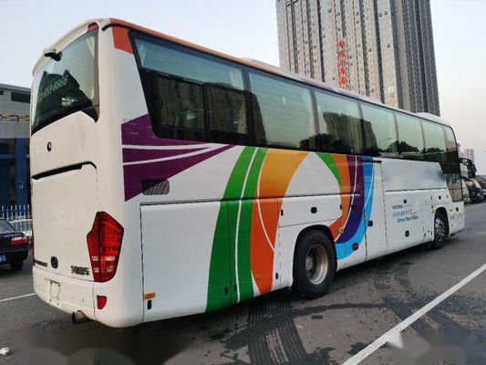 De passagier Zk6118 336kw 49 Zetels Gebruikte Yutong vervoert 2017 Chassis Weichai 336kw van het Jaarluchtkussen per bus