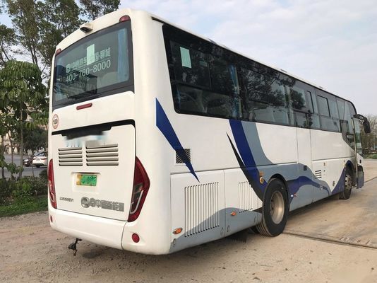 Het olie-elektrische Hybride Dubbele de Deurenleer Seat van de Elektrisch voertuigwp Motor 155kw gebruikte Bus Bus Zhongtong LCK6101 47Seats