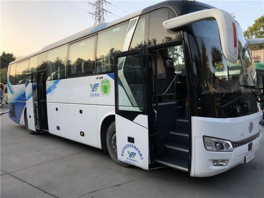 VIP van de Yuchaimotor gebruikte de Zetels Gebruikte Bus van de de Chassispassagier van Busdouble doors airbag de Gouden Zetels van Dragon Bus XML6112 48