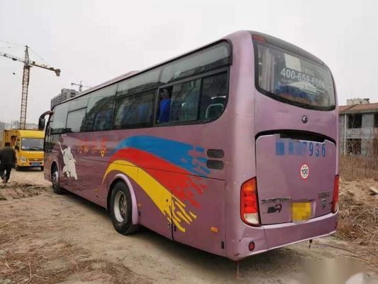 Yutong ZK6107 gebruikte het Staalchassis van Busbus for africa 47 Zetels Verlaten het Sturen Euro III Goede Voorwaarde Lage Kilometer