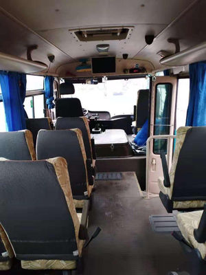 Gebruikt Mini Bus Yutong ZK6609D 19 Zetelsdiesel Front Engine Steel Chassis Euro V Linkeraandrijving Gebruikte Passagiersbus