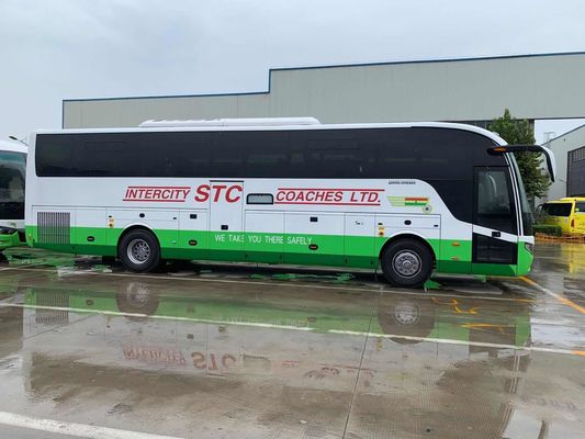 Gebruikte Zhongtong-Buslck6128 Nieuwe Bus 56 Zetels verdubbelt Achtermotor van het Deuren de Grote Compartiment