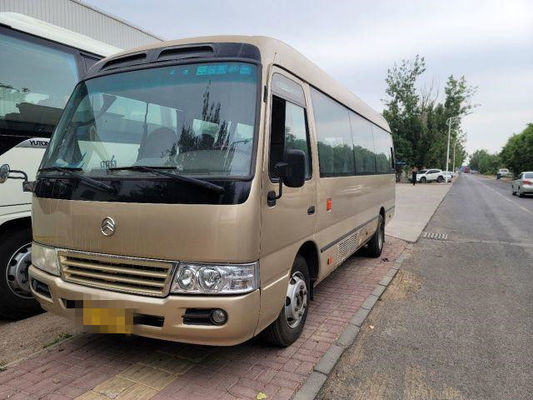 2015 Jaar 22 gebruikten de Zetels Gouden Dragon Coaster Bus, Gebruikt Mini Bus Coaster Bus 86kw met Luxezetels