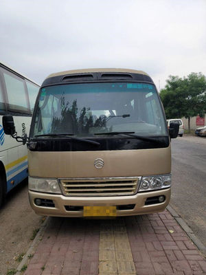 2015 Jaar 22 gebruikten de Zetels Gouden Dragon Coaster Bus, Gebruikt Mini Bus Coaster Bus 86kw met Luxezetels