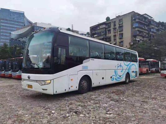 Gebruikte Yutong-Bus ZK6122 49 van de de Chassis de Dubbele Deuren Gebruikte Passagier van het Zetelsstaal van de de Bus Linkeraandrijving WP.10 Achtermotor