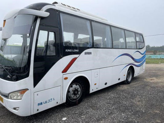 De gebruikte Kinglong-het Staalchassis van Busxmq6859 37 Zetels kiezen Bus van de de Motor Euro III Gebruikte Reis van Deuryuchia de Achter uit