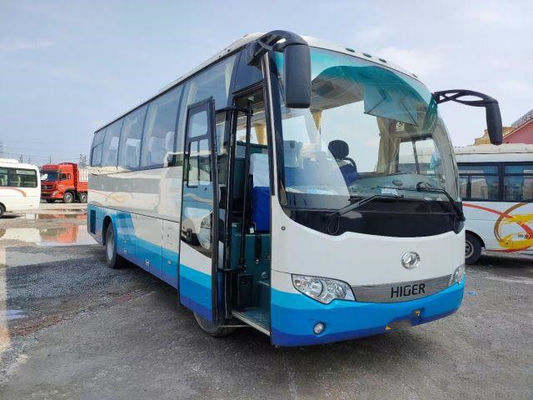 Gebruikt Mini Bus KLQ6896 39 Gebruikte Hogere Bus van Zetels de Euro IV Yuchai Motor