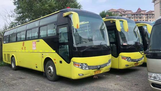 Gebruikte Yutong-Bus ZK6107 51seats wp. De achtermotor Gebruikte Lage Kilometer van de Reisbus
