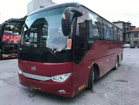 Het Ankaimerk gebruikte Reisbus HFF6909 38 van de Chassisyuchai van het Zetelsluchtkussen Bus van de de Motor de Lage Kilometer Gebruikte Passagier voor Afrika