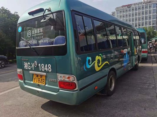 2015 Jaar 26 gebruikten de Zetels Gouden Dragon Coaster Bus, de Gebruikte Motor van Mini Bus Coaster Bus With Hino