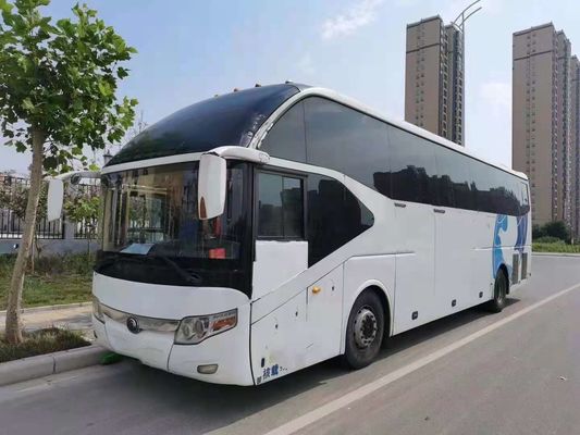 Gebruikte Yutong-Bus 55 Achter van de de Buszk6127 Enige Deur van de de Motor Tweede Hand van Zetelsweichai het Staalchassis