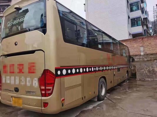 2018 vervoert Jaar 50 Zetelsdiesel Gebruikte Yutong ZK6122 Tweede Handbus per bus