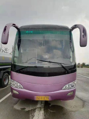 2009 Jaar 53 Zetels Gebruikte Bus Gebruikte van de Busbus with air van Yutong ZK6129HD Gebruikte het Veredelingsmiddeldieselmotor