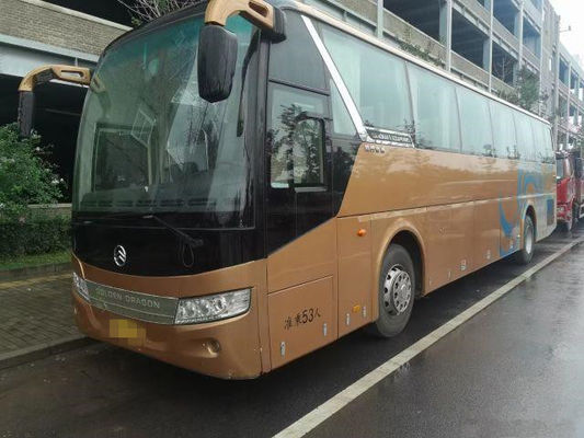 2014 Jaar 53 gebruikten de Zetels Gouden Dragon Bus Used Passenger Coach-Busxml6127 Linkerleiding